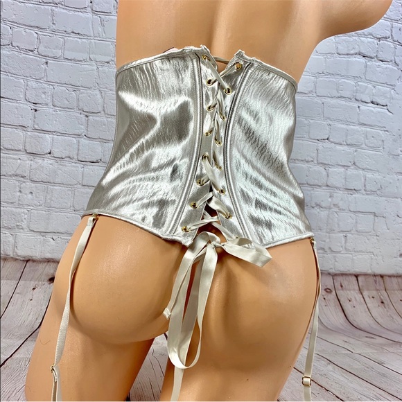Victoria's Secret Champagne Waist Clincher Corset - Picture 5 of 7